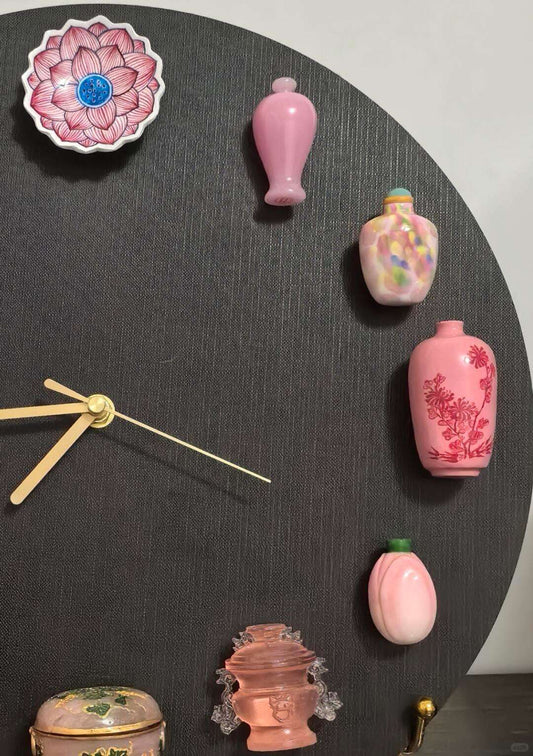 Blossom Grace · Magnetic Porcelain Art Clock (Limited Collector’s Edition)