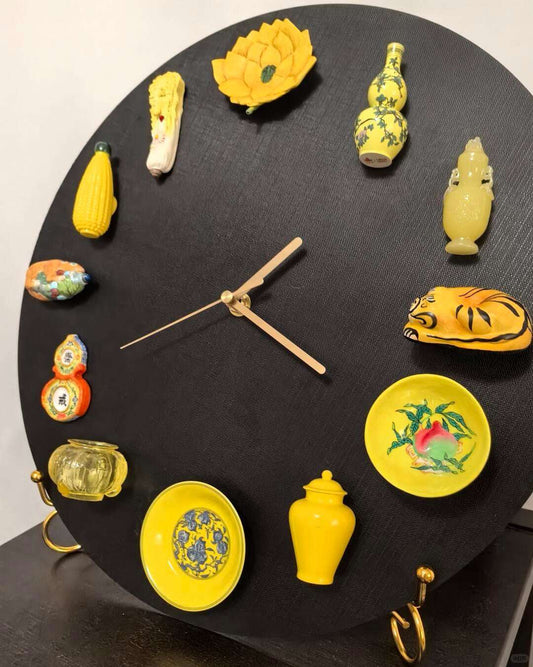 Imperial Yellow · Magnetic Cultural Clock (Limited Collector’s Edition)
