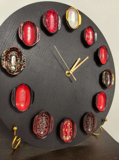 Timeless Elegance – The Oriental Lacquer Art Clock