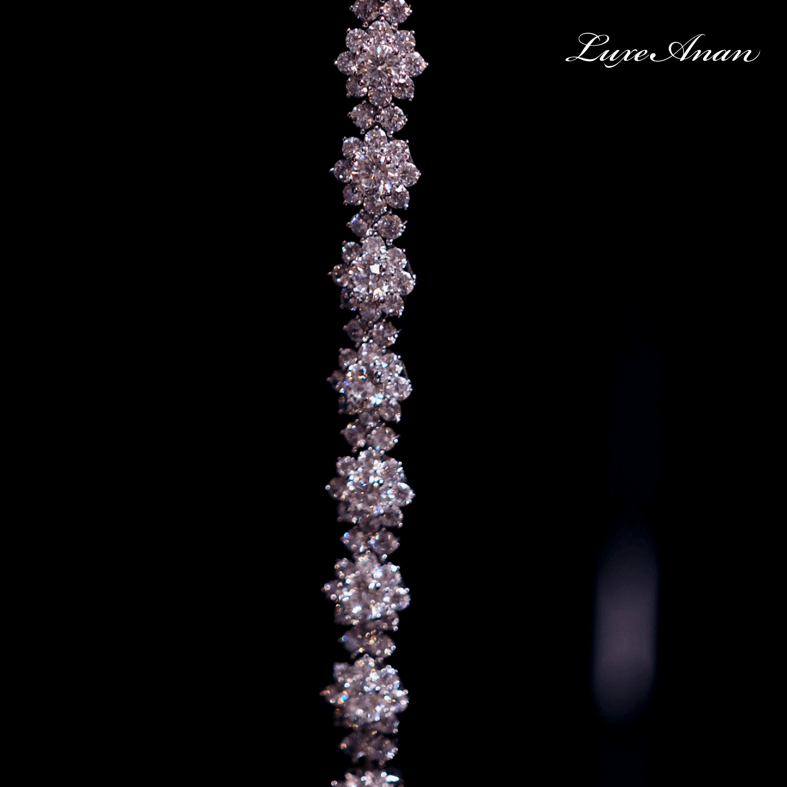 LuxeAnan Radiant Blossom Diamond Bracelet