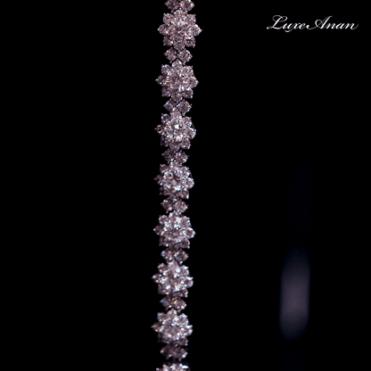 LuxeAnan Radiant Blossom Diamond Bracelet