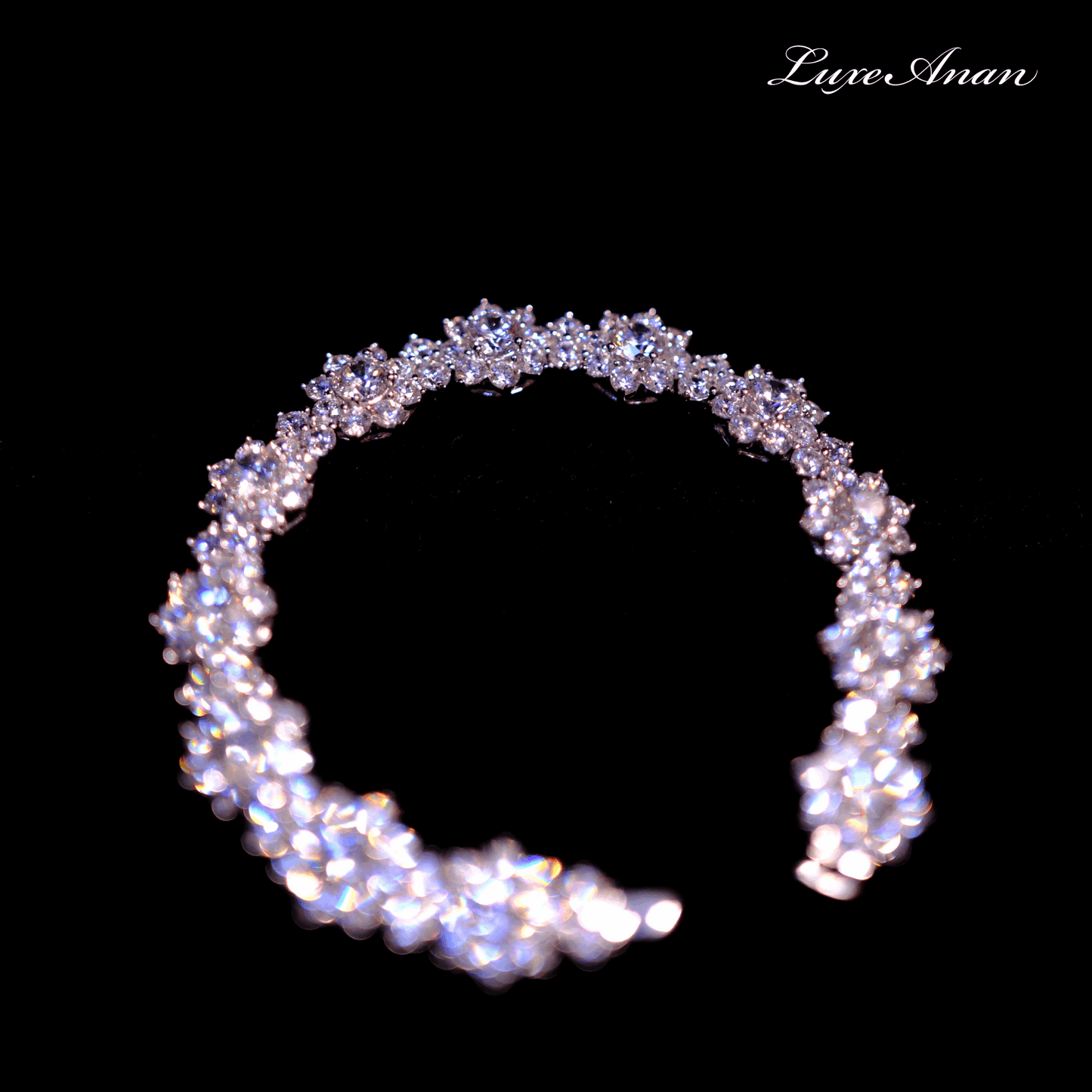 LuxeAnan Radiant Blossom Diamond Bracelet